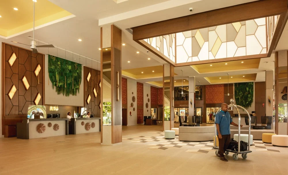 Riu resort lobby